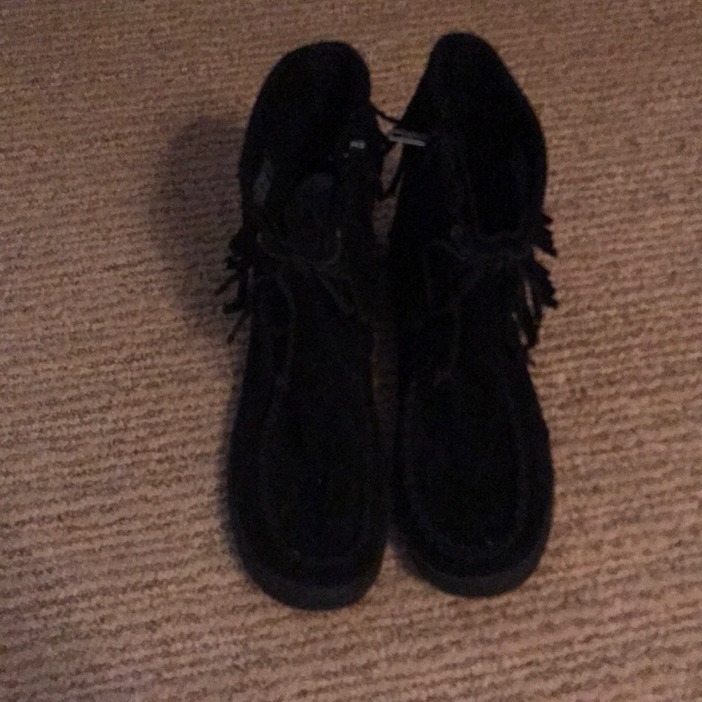 UGG Black Moccasin Style Boot